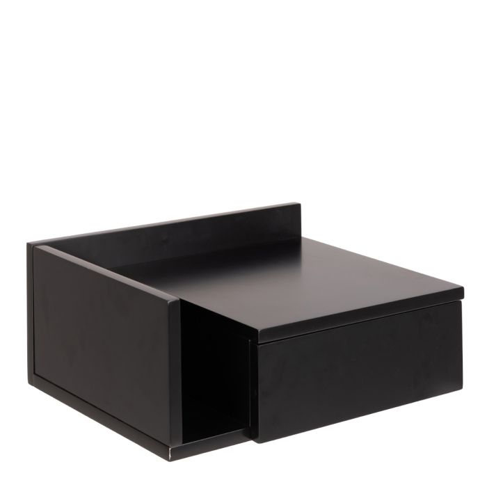 Ashlan Bedside Table in Black - TidySpaces