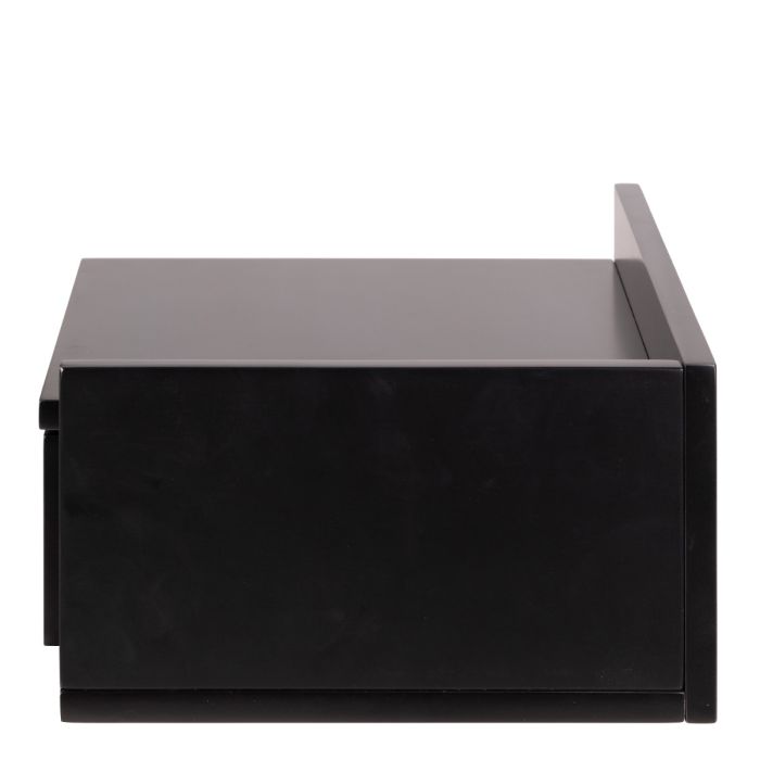 Ashlan Bedside Table in Black - TidySpaces