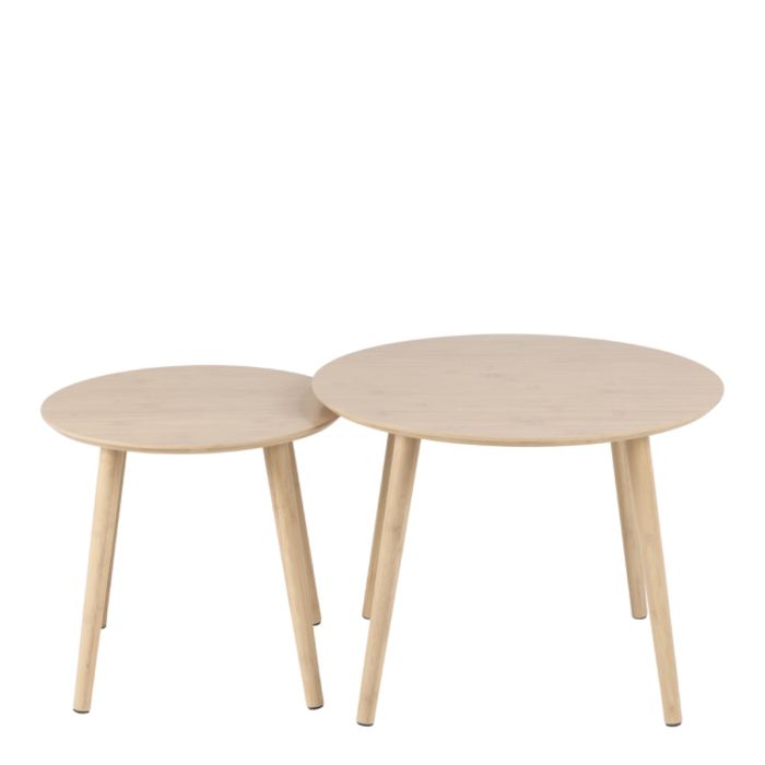 Roslin Coffee Table Set in Bamboo - TidySpaces