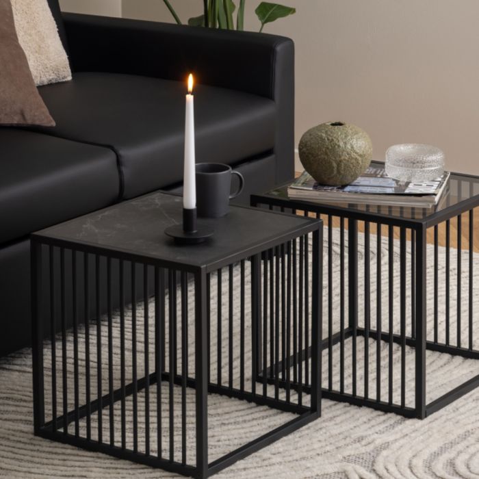 Strington Side Table in Black - TidySpaces