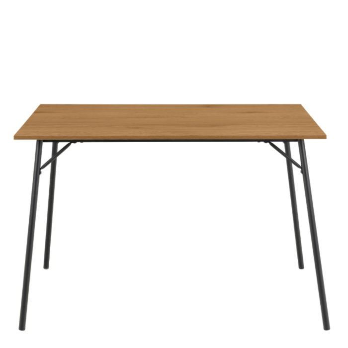 Peru Dining Table in Black and Oak - TidySpaces