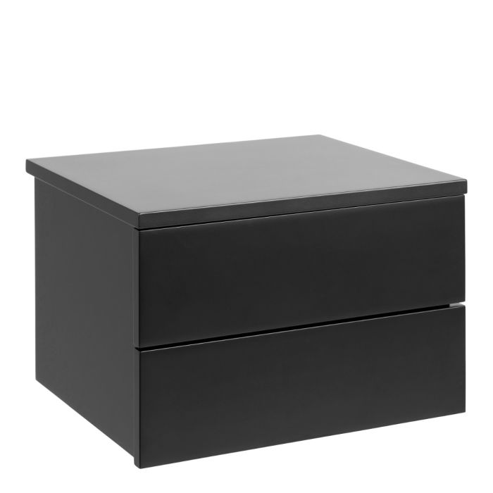 Avignon Bedside Table Black - TidySpaces