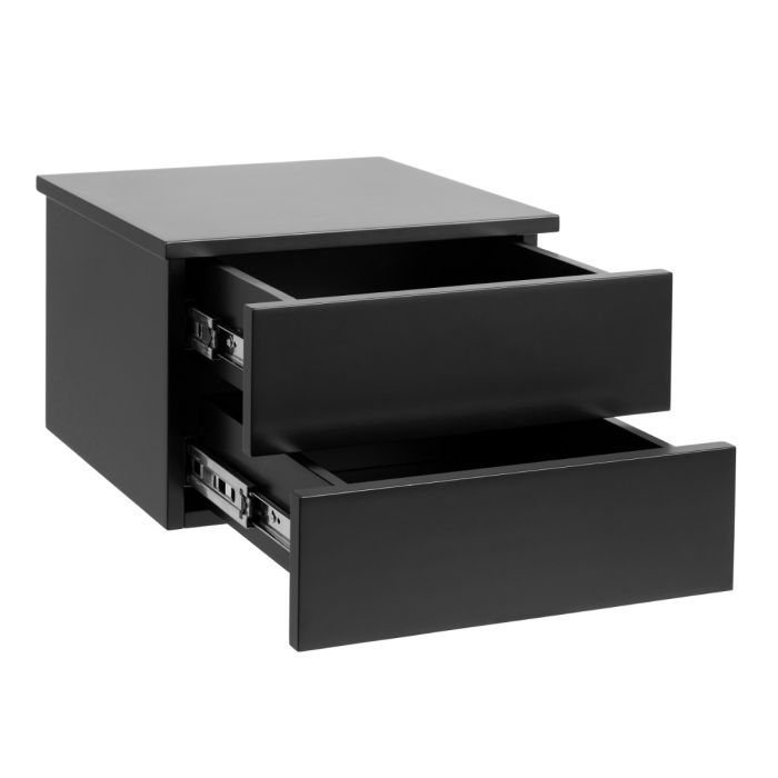 Avignon Bedside Table Black - TidySpaces