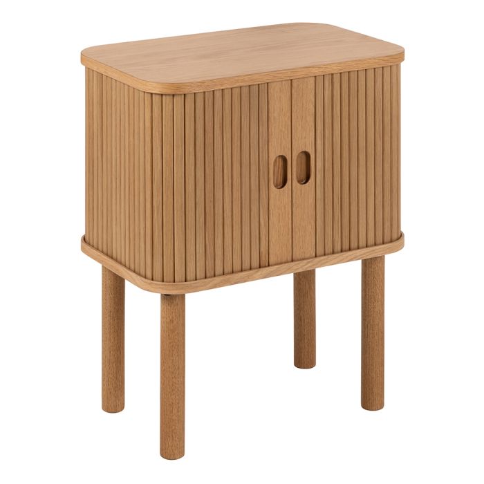 Langley Square Bedside Table in Oak