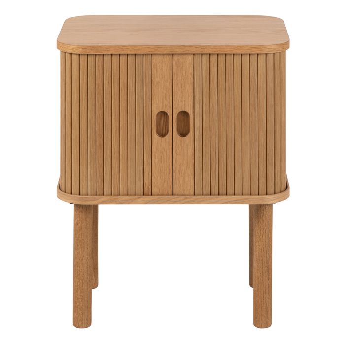 Langley Square Bedside Table in Oak