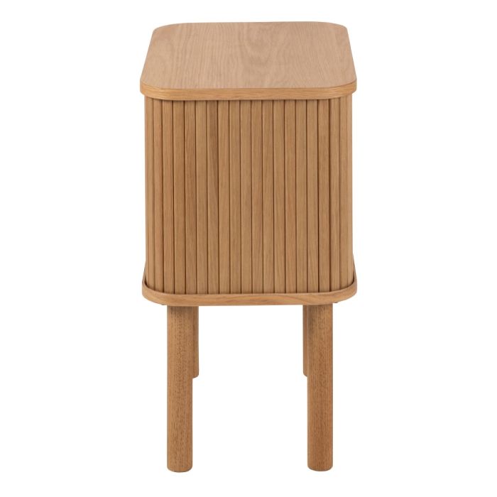 Langley Square Bedside Table in Oak