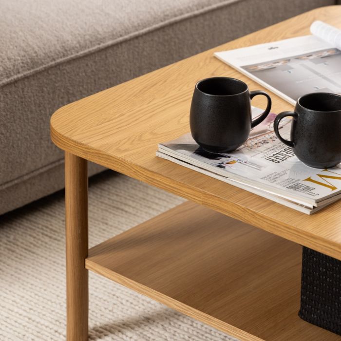 Banbury Square Coffee Table in Oak - TidySpaces