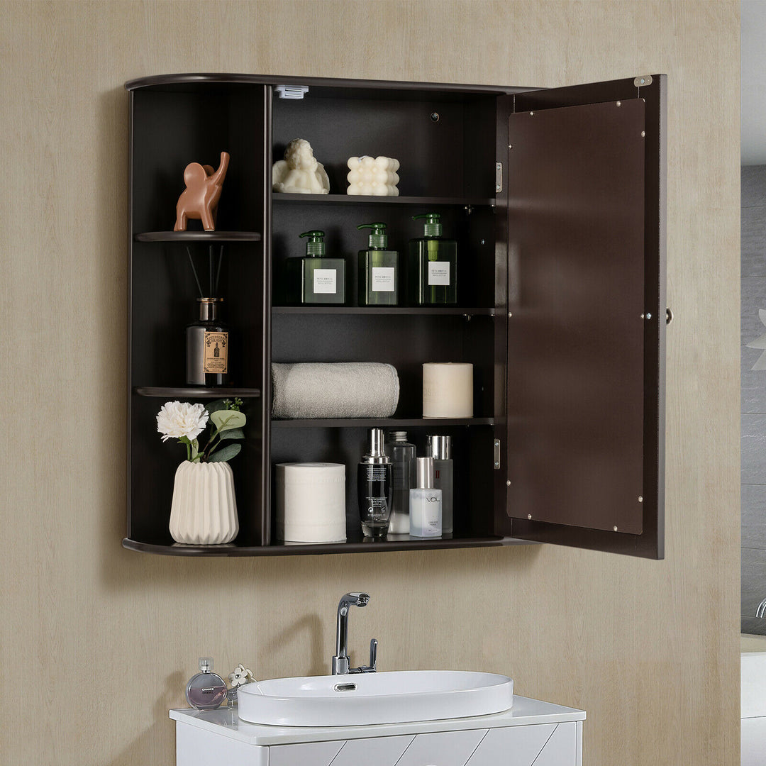 3-Tier Mirrored Wall Mounted Bathroom Cabinet