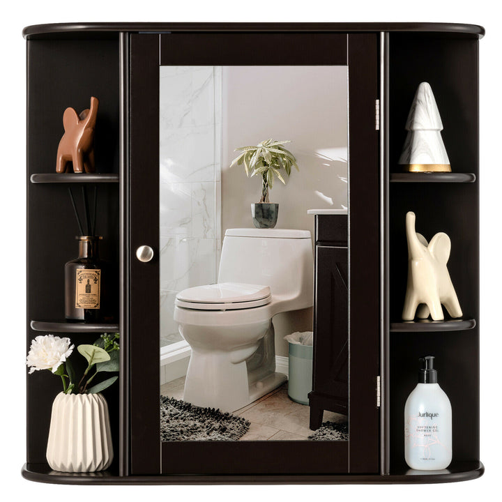 3-Tier Mirrored Wall Mounted Bathroom Cabinet