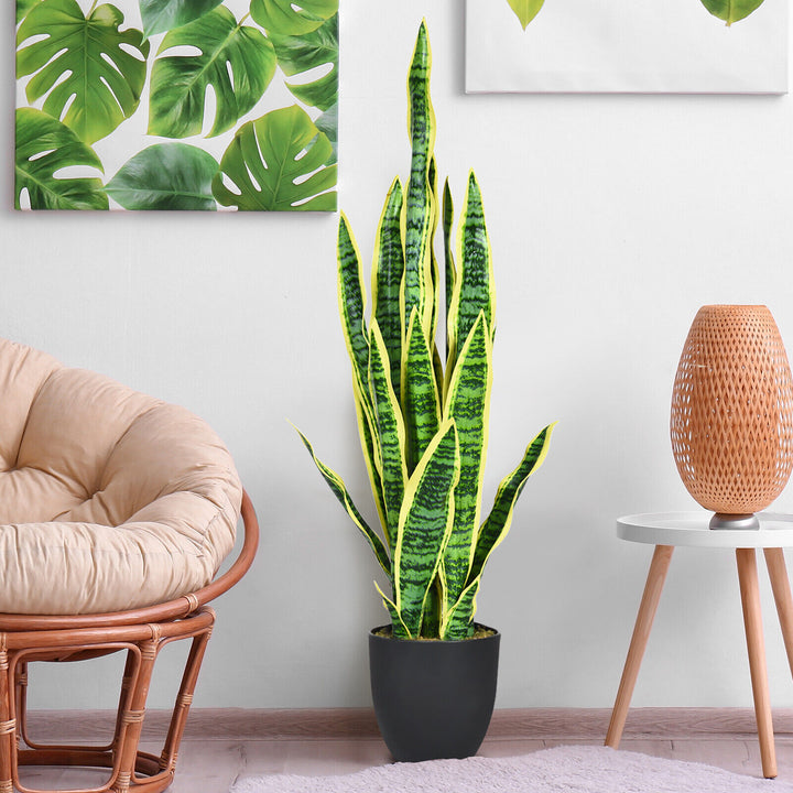 93cm Artificial Snake Plant with Pot