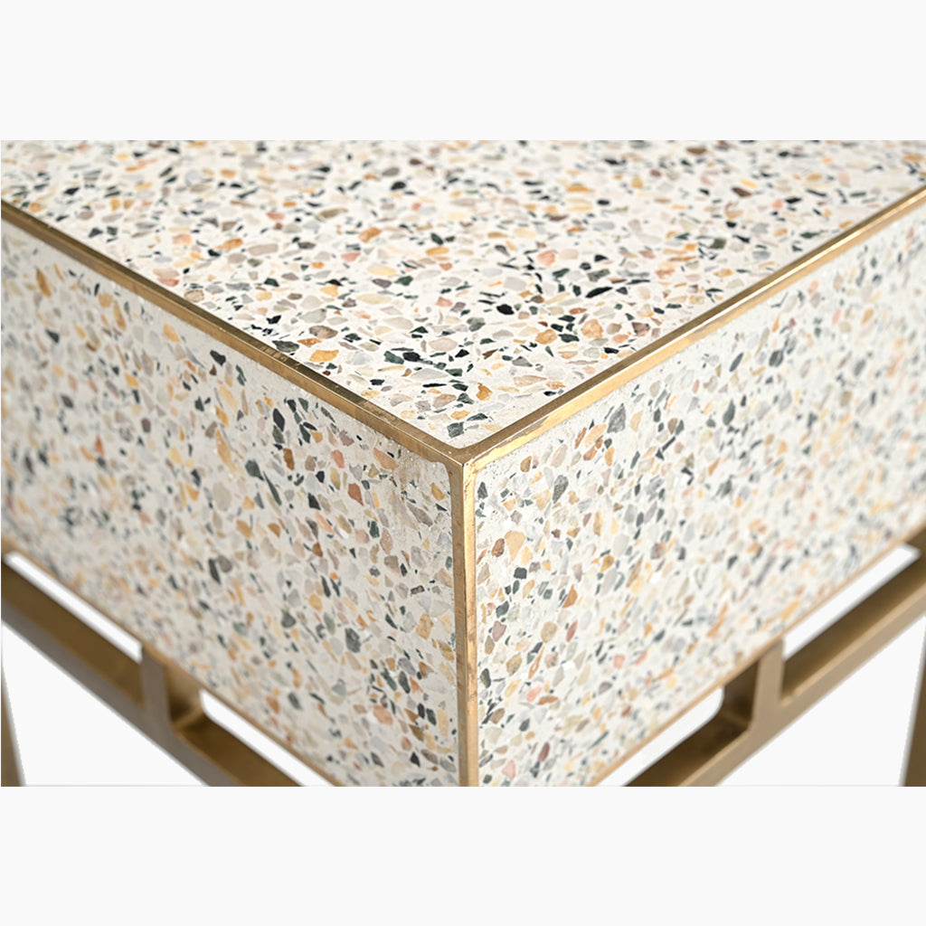 Glinno Terrazzo Top End Table