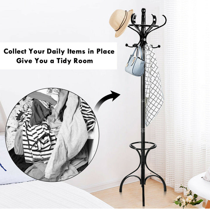 Wooden Coat and Hat Stand - TidySpaces