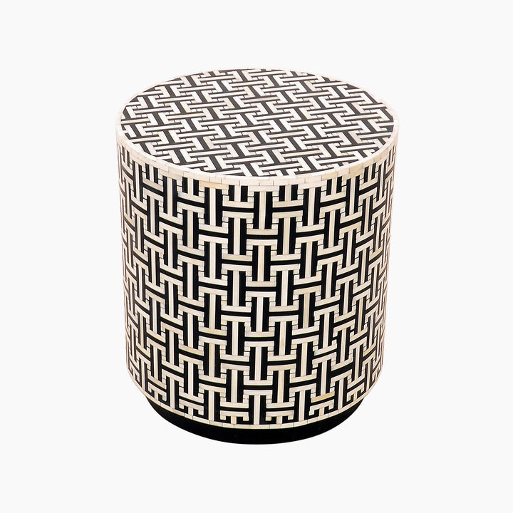 Ada Bone Inlay End Table