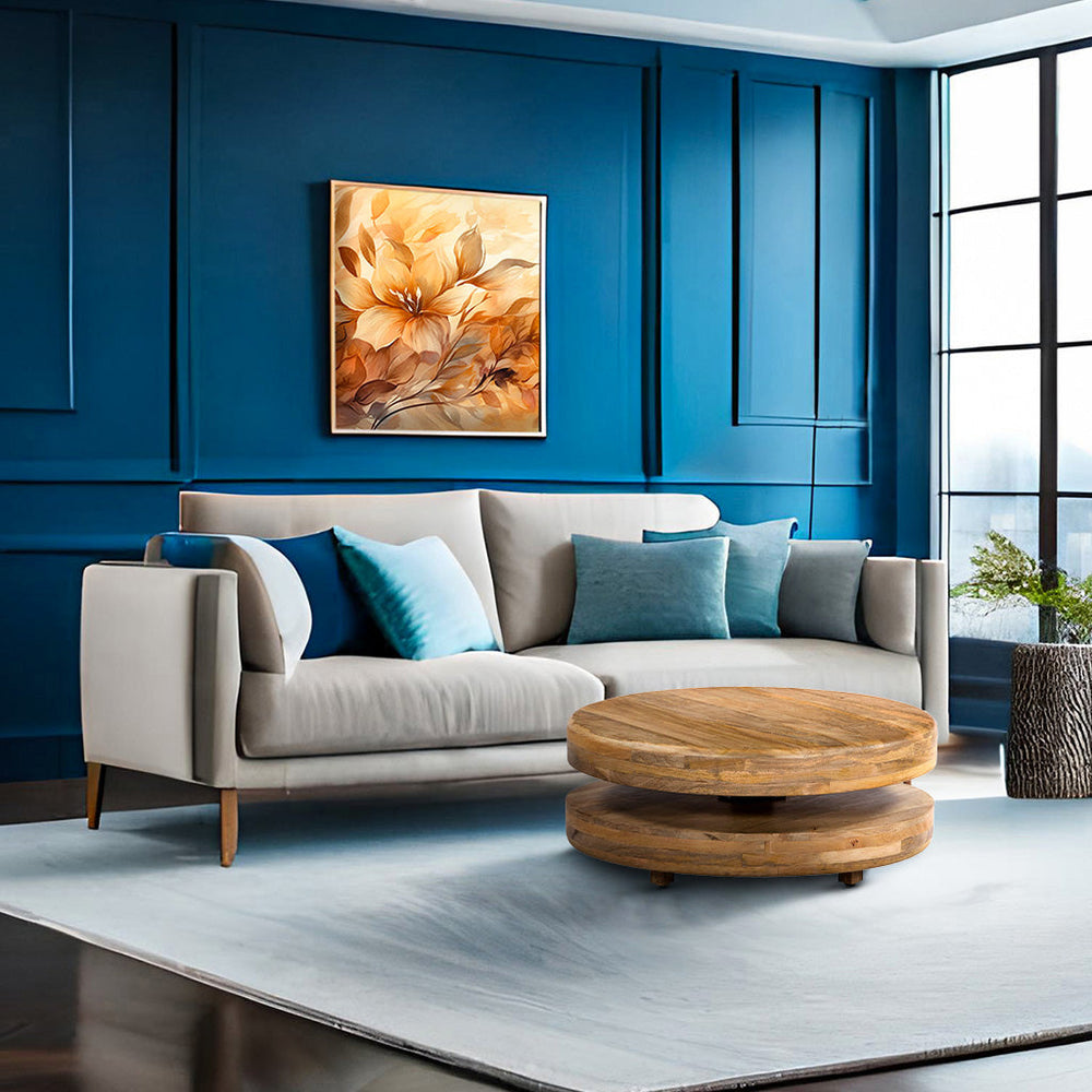 Ellie Two Tier Coffee Table Natural - TidySpaces