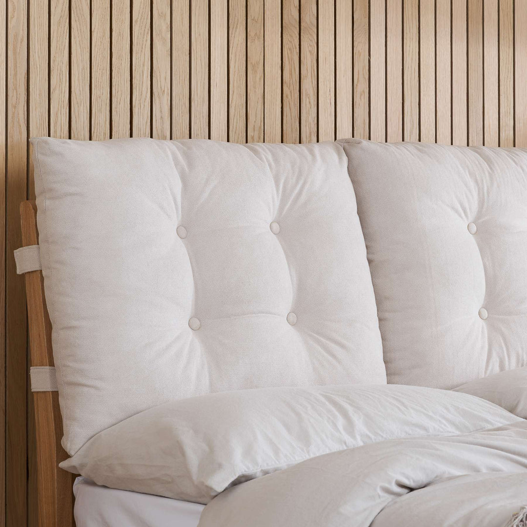 Ander Bed with Cushioned Headboard for Minimalist Comfort