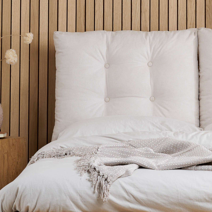 Ander Bed with Cushioned Headboard for Minimalist Comfort
