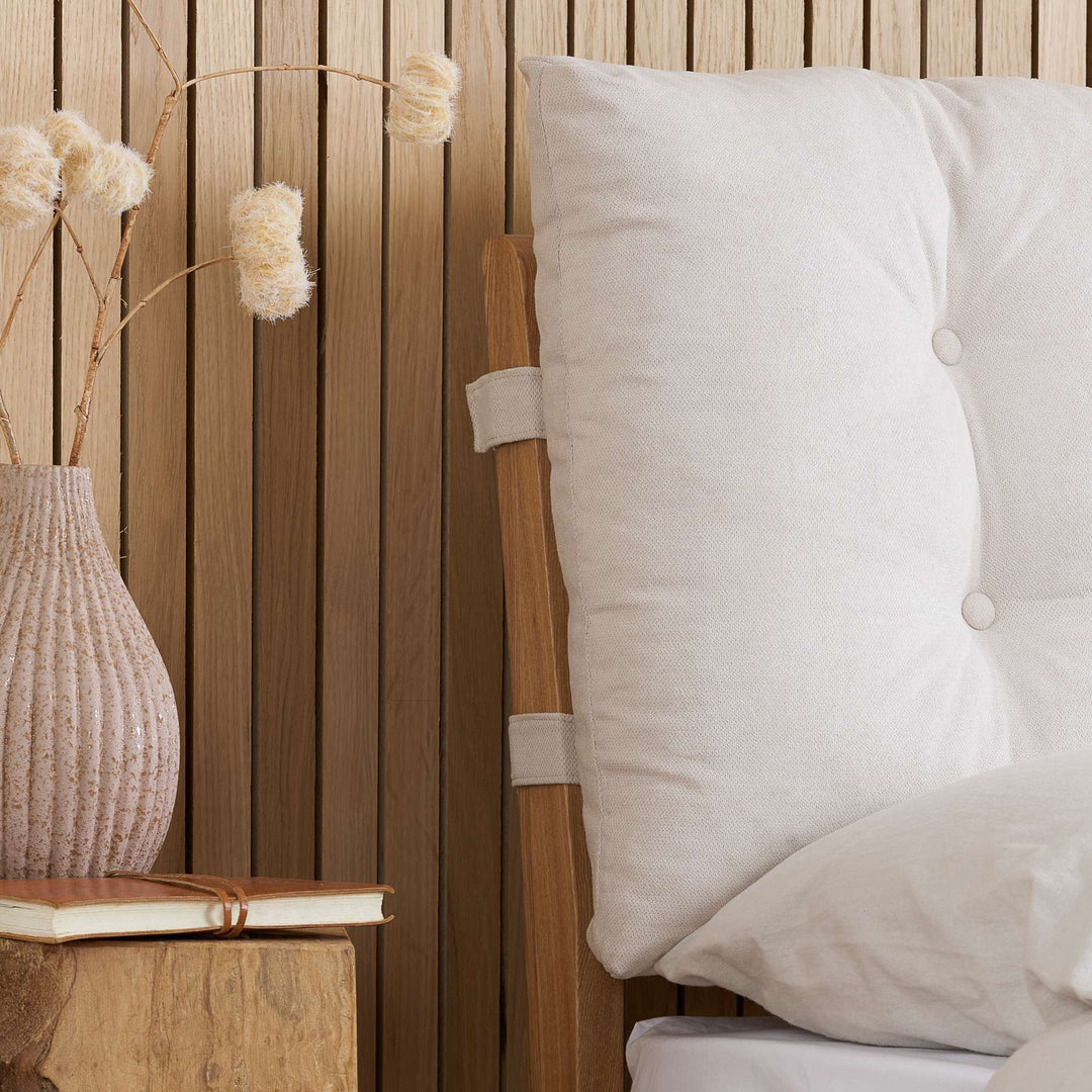 Ander Bed with Cushioned Headboard for Minimalist Comfort