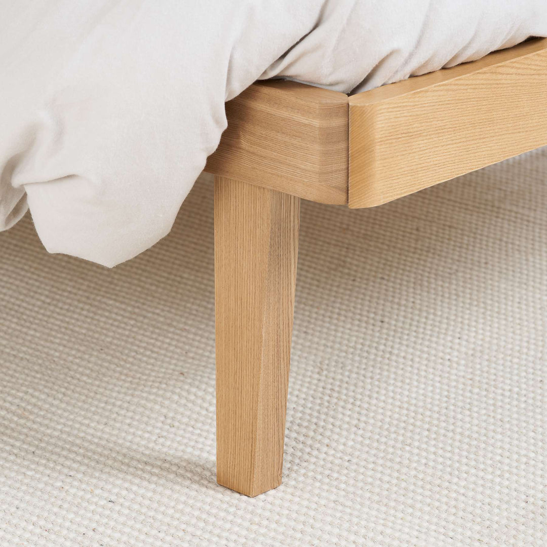 Ander Bed with Cushioned Headboard for Minimalist Comfort