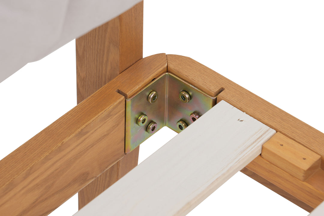 Ander Bed with Cushioned Headboard for Minimalist Comfort
