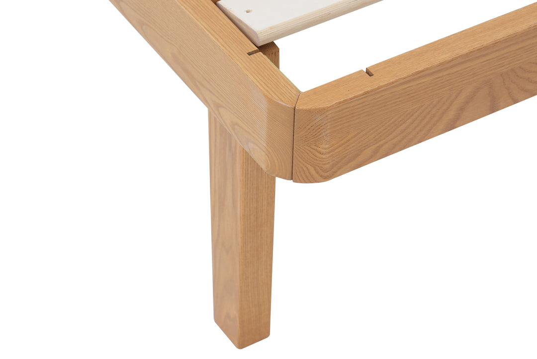 Ander Bed with Cushioned Headboard for Minimalist Comfort