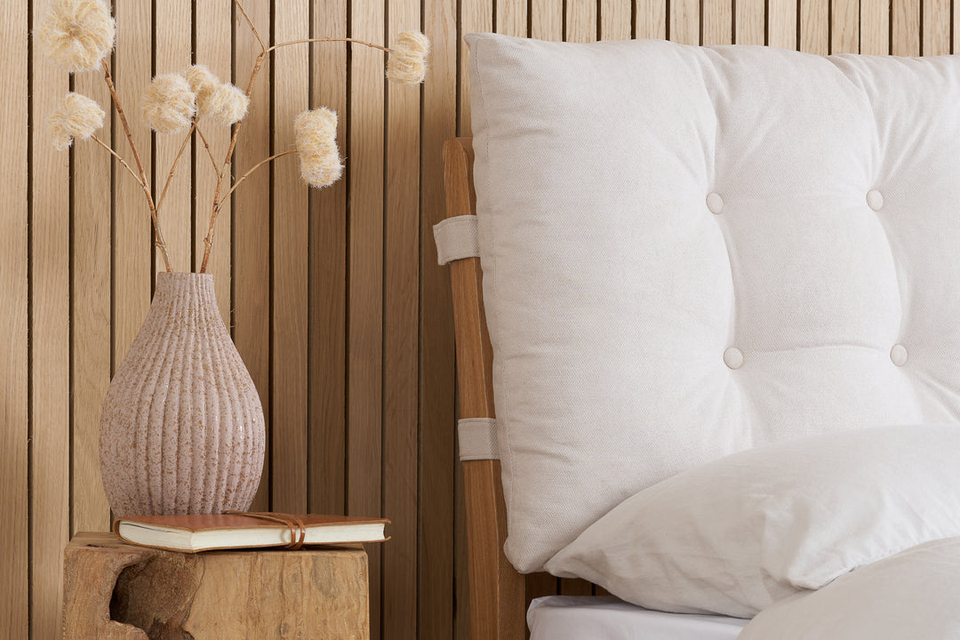 Ander Bed with Cushioned Headboard for Minimalist Comfort