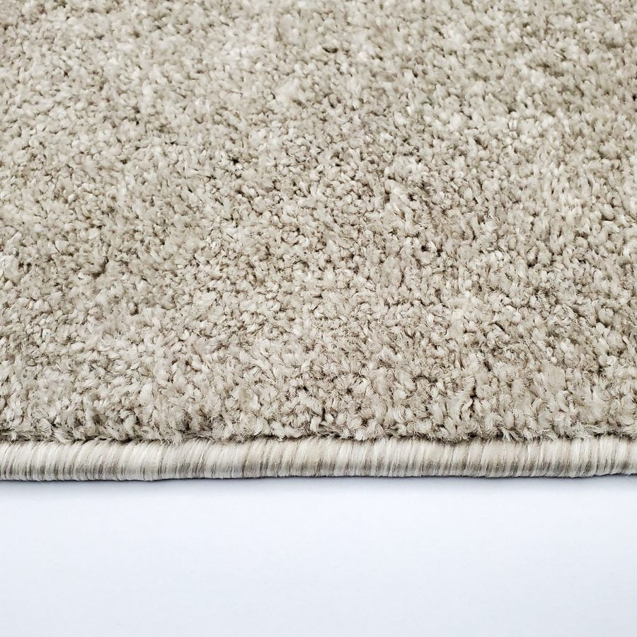 Light Beige Plain Solid Rug