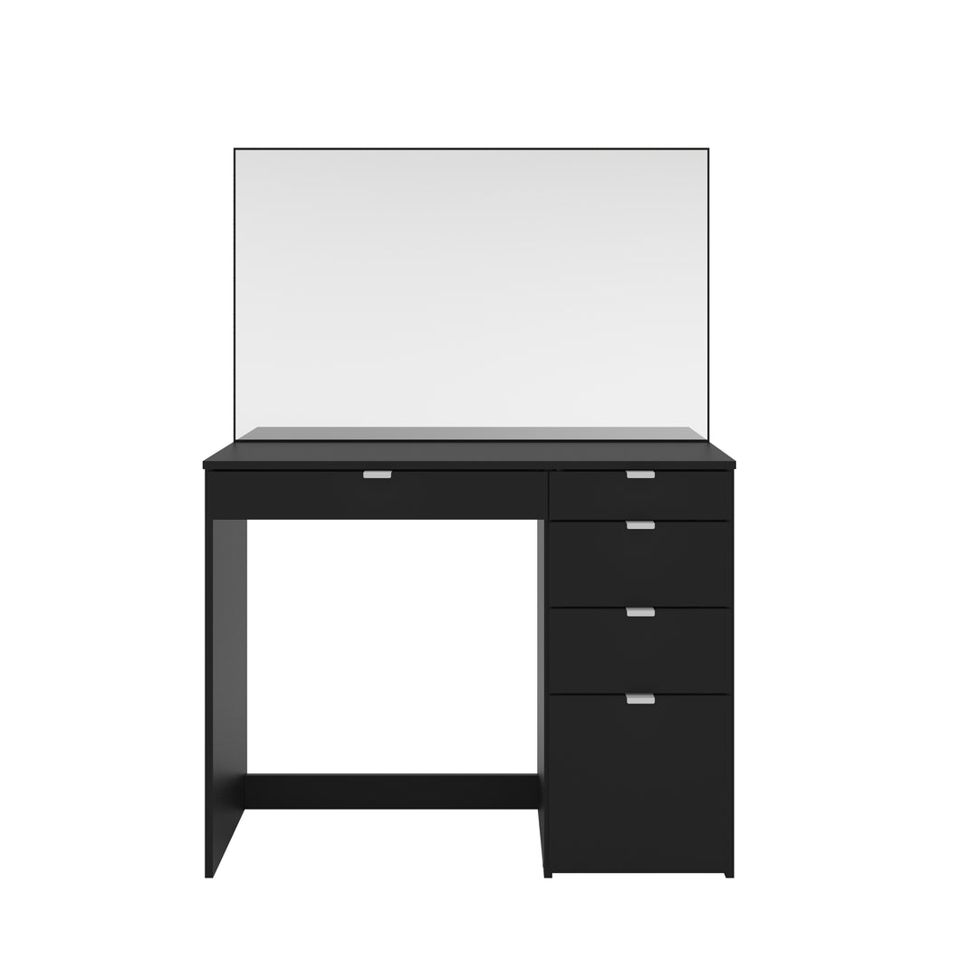 Ava 5 Drawer Dressing Table — Classic Bedroom Vanity Makeup Table Storage Furniture