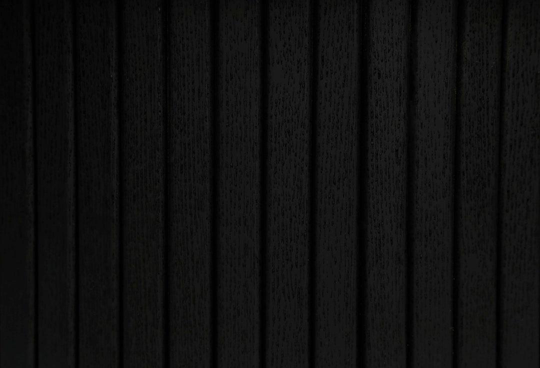 Axel Round Fluted Coffee Table - Mid-Century Modern Wood Accent Table Design