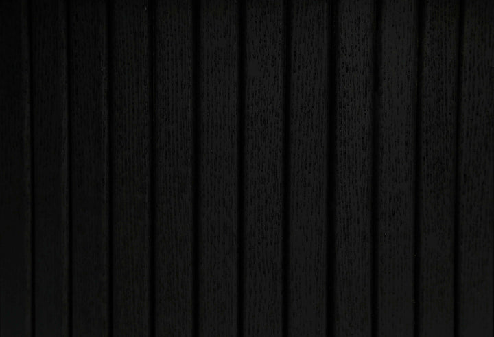 Axel Round Fluted Coffee Table - Mid-Century Modern Wood Accent Table Design