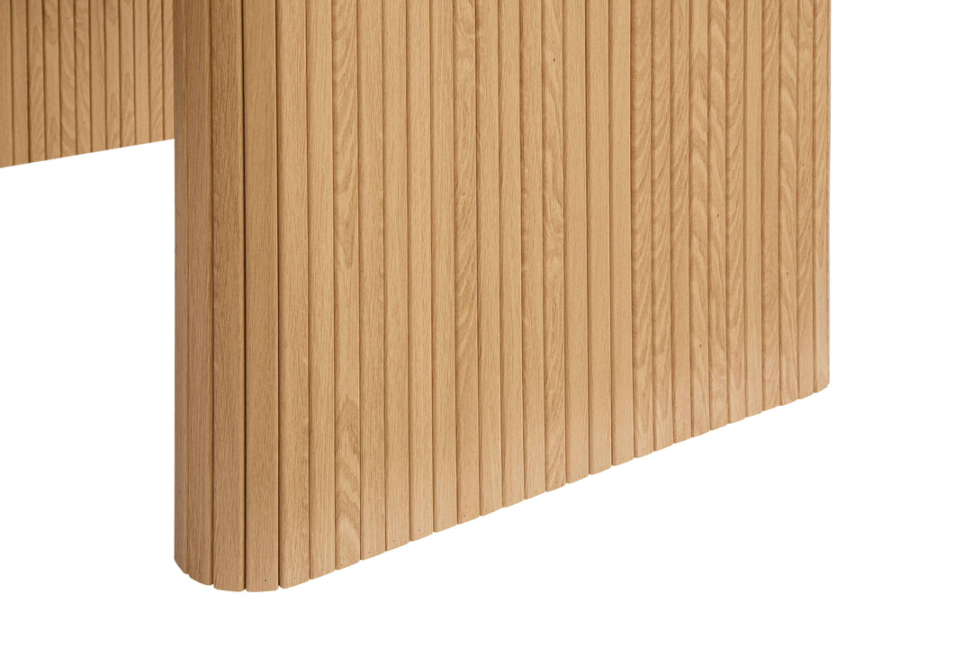 Axel Oval Fluted Dining Table