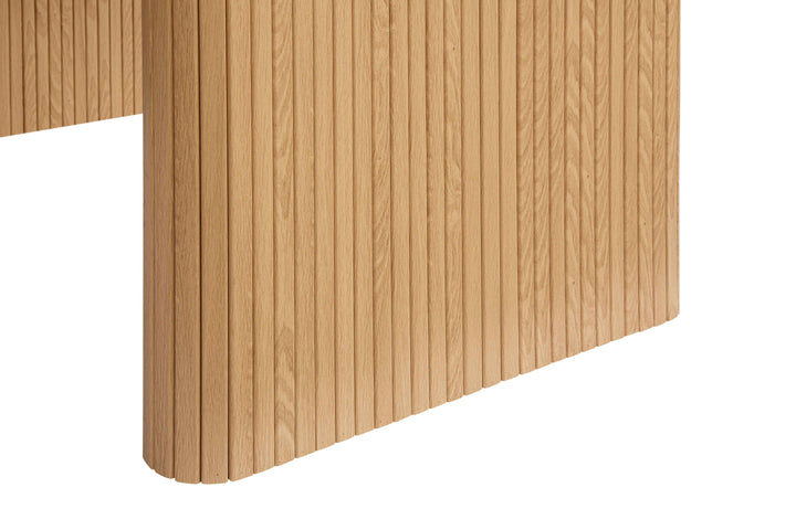 Axel Oval Fluted Dining Table