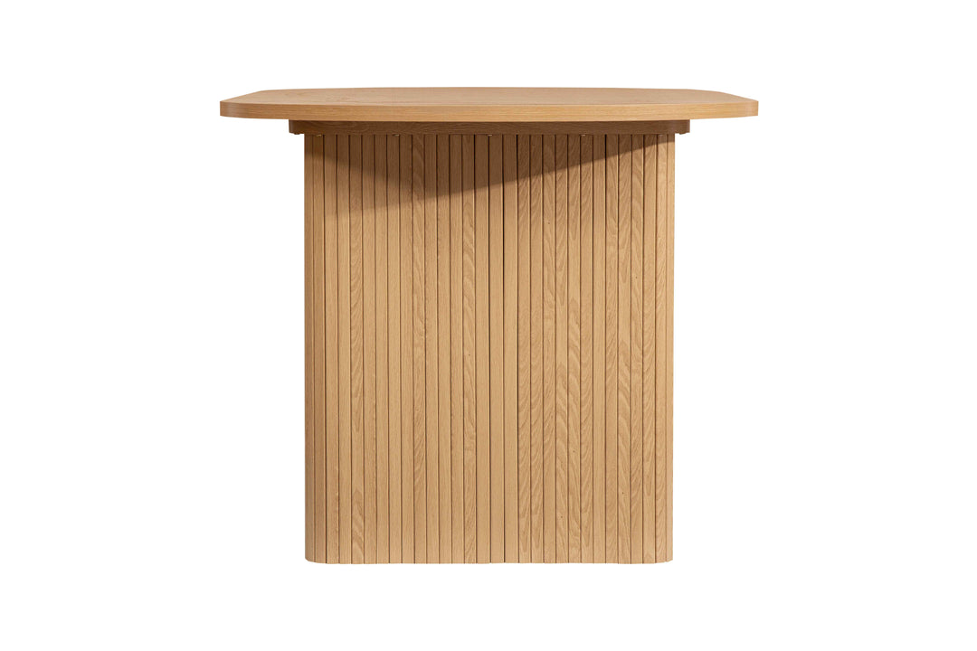 Axel Oval Fluted Dining Table