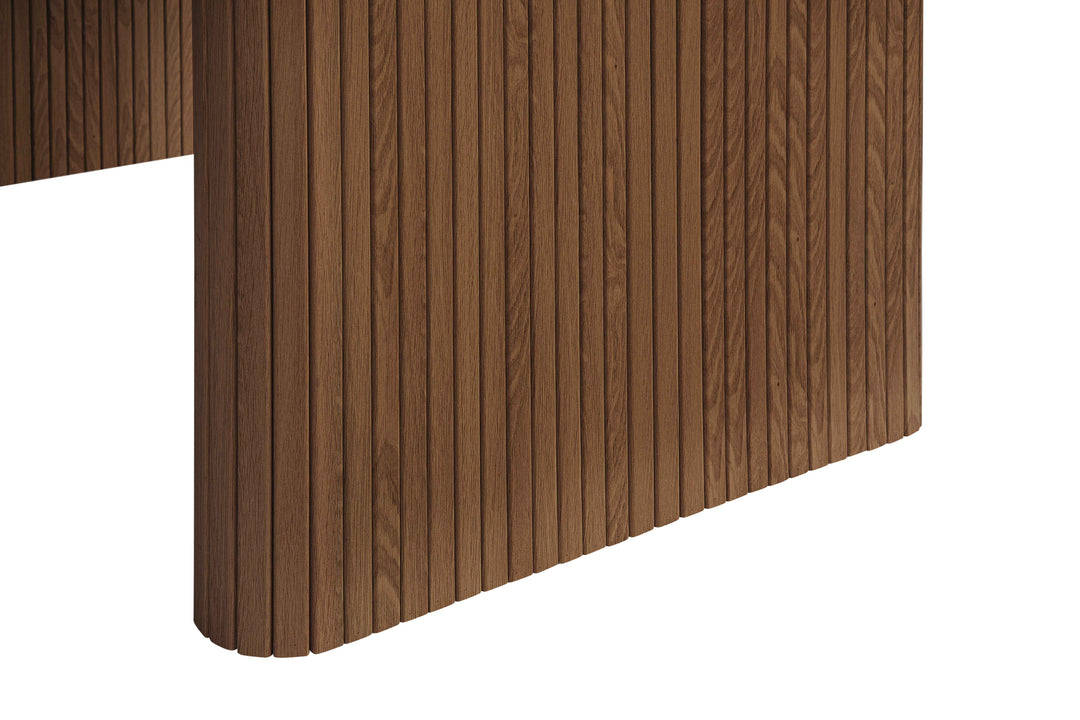 Axel Oval Fluted Dining Table