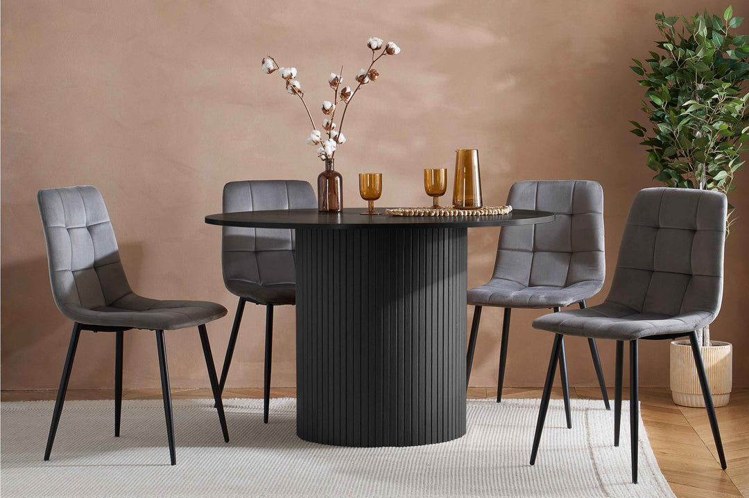 Axel Round Fluted Dining Table
