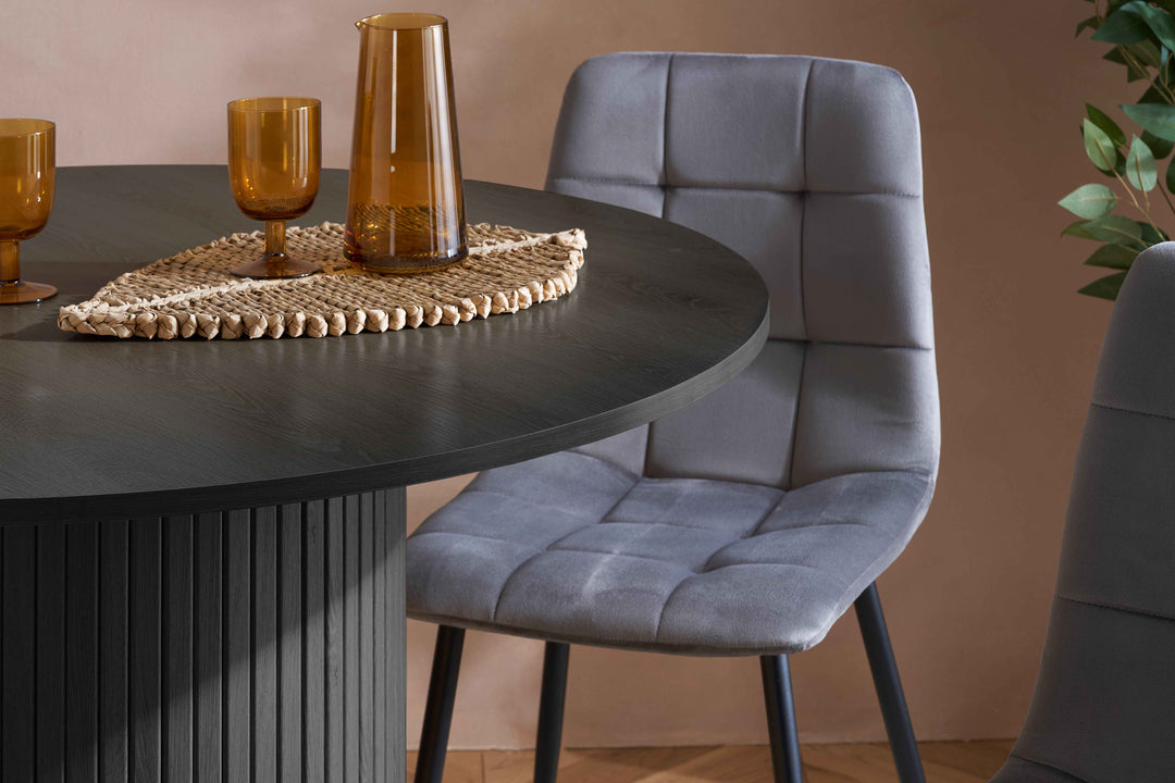 Axel Round Fluted Dining Table