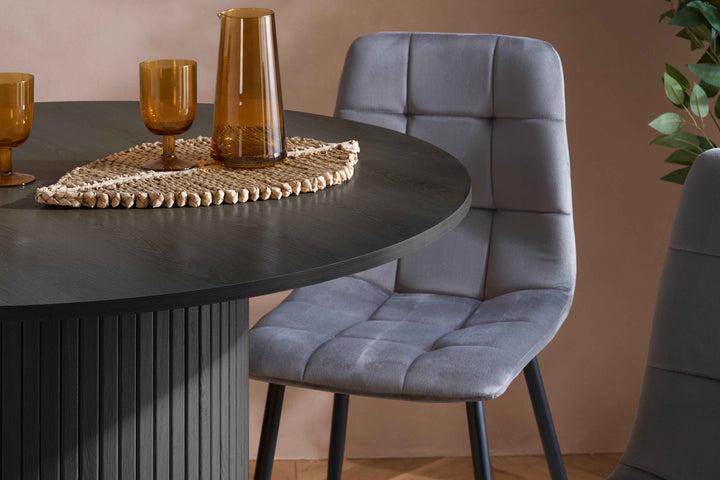Axel Round Fluted Dining Table