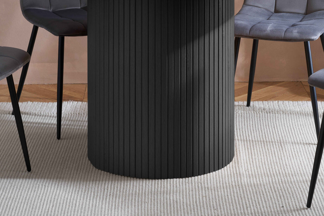 Axel Round Fluted Dining Table