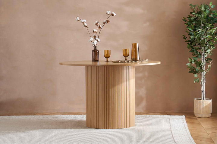 Axel Round Fluted Dining Table
