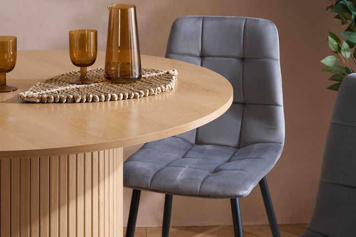 Axel Round Fluted Dining Table