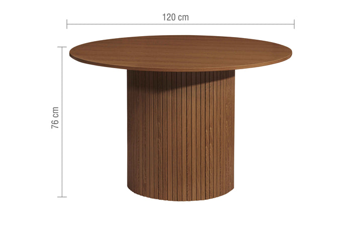 Axel Round Fluted Dining Table
