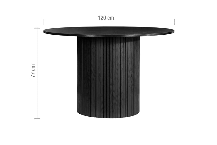 Axel Round Fluted Dining Table