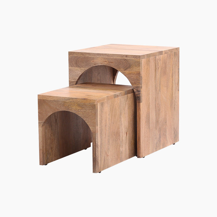 Zoe Set of 2 Arched End Tables