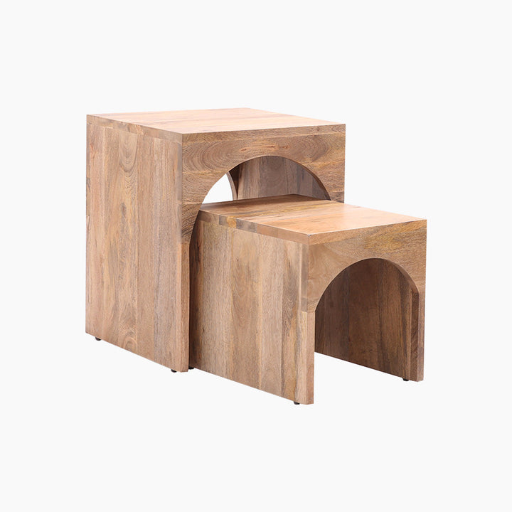 Zoe Set of 2 Arched End Tables