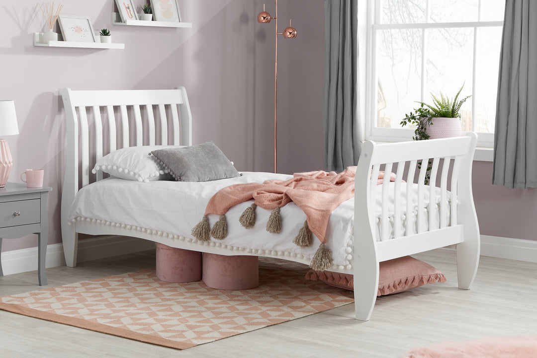 Belford Solid Pine Bed with Sprung Slatted Base for Maximum Comfort