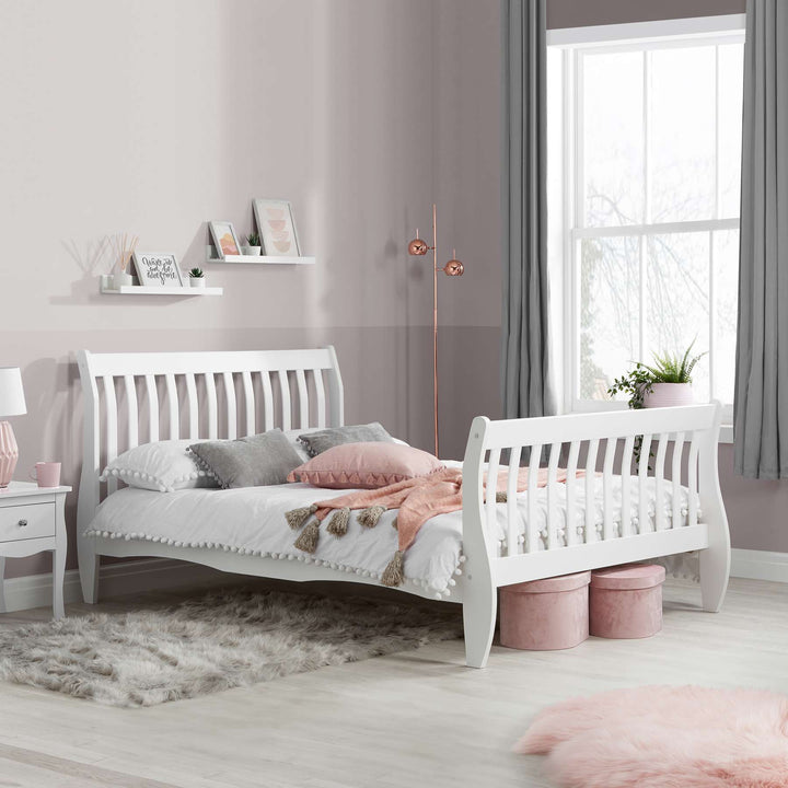 Belford Solid Pine Bed with Sprung Slatted Base for Maximum Comfort