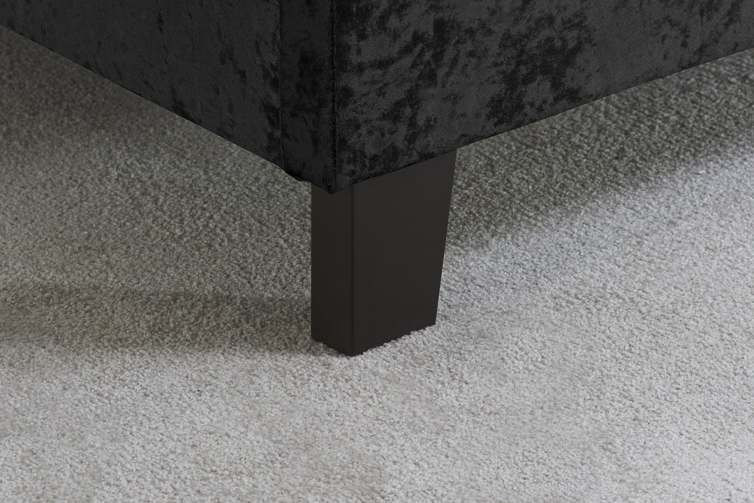 Berlin Fabric Bed with Luxury Upholstery and Sprung Slatted Base