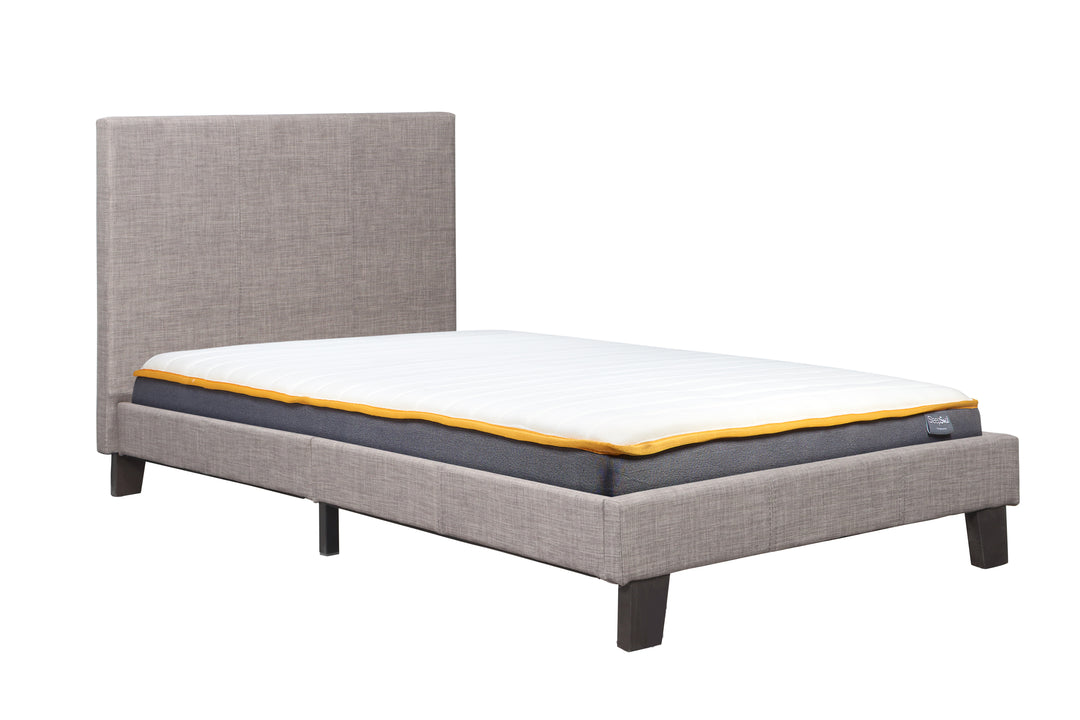 Berlin Fabric Bed with Luxury Upholstery and Sprung Slatted Base