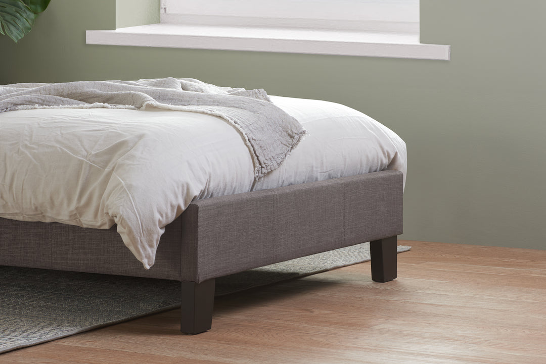Berlin Fabric Bed with Luxury Upholstery and Sprung Slatted Base