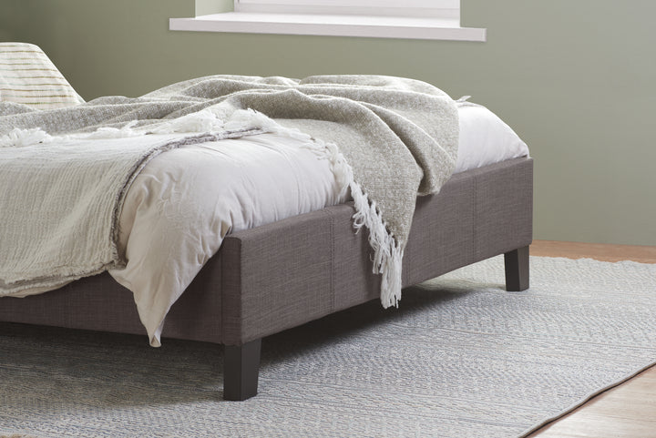 Berlin Fabric Bed with Luxury Upholstery and Sprung Slatted Base
