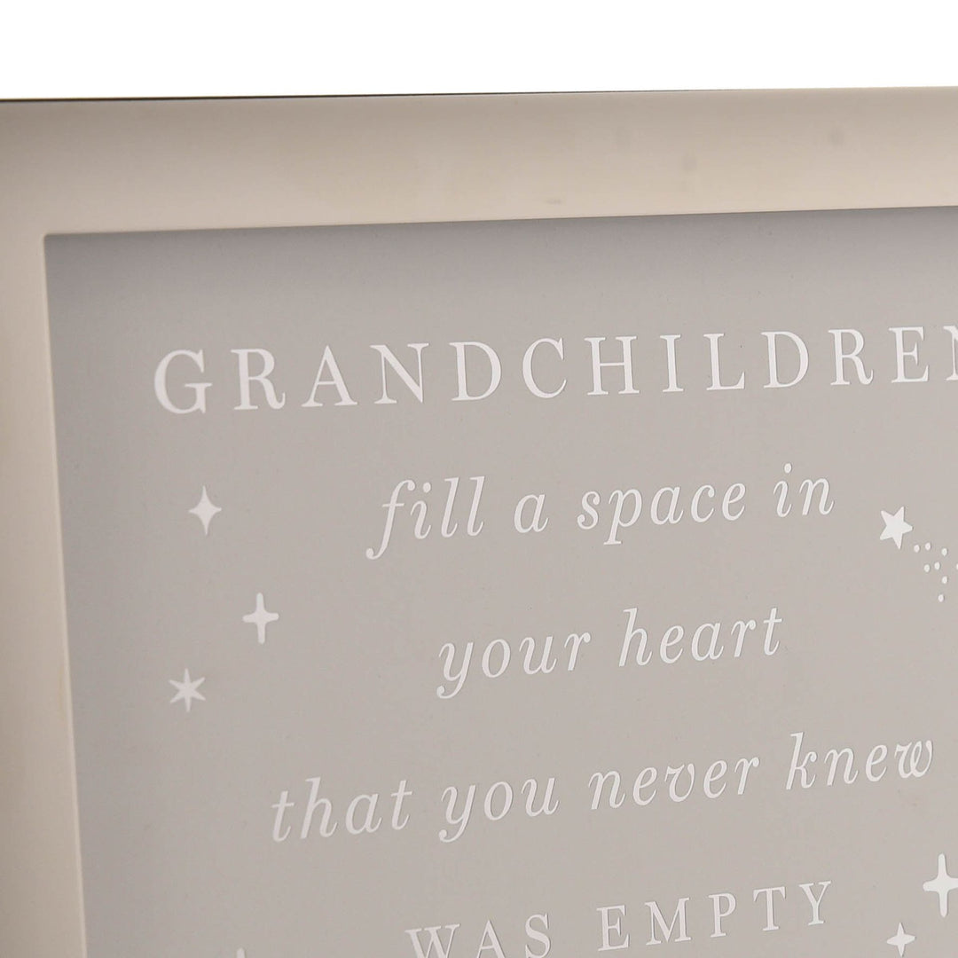 Bambino Metal Plated Grandchildren Photo Frame 6" x 4"